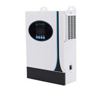 Luocute Onduleur Solaire Hybride Hors Réseau de 1,2 KW, Sortie d'onde Sinusoïdale Pure Intégrée MPPT avec Télécommande, pour Les Zones Pastorales des îles Industrielles de L'école à