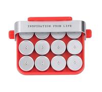 Luocute Ornement de Machine à écrire Antique, Décoration de Bureau Rétro, Modèle de Machine à écrire Vintage avec Un Savoir-Faire raffiné pour Les écrivains de Bureau Domicile, (Rouge)