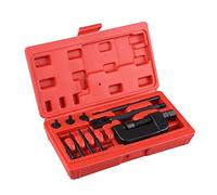 Luocute Outil de Coupe de Rivet de Disjoncteur de Chaîne 13 Pièces | pour 35 630 Chaînes Kit de Réparation D'entraînement à Came, Construction en Acier, Compatible avec les Chaînes 420 630,