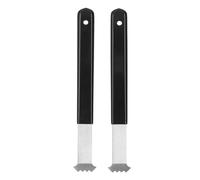 Luocute Outil de Retrait de pavé, 2 Extracteurs de pavé en Acier avec Grattoir à Double Joint et Poignée Antidérapante, pour Le Remplacement de Blocs de Briques de Patio de Jardin