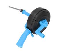 Luocute Outils de Serpent de Vidange Double Mode, Tarière de Vidange en Acier au Manganèse 65 pour évier et Déblocage, Plomberie pour Cuisine, Salle de Bain et évier de Douche, Serpent (5M / 16.4Ft)