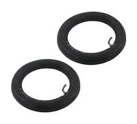 Luocute Paire de Chambres à Air pour Mini Vélo 10x2 Pouces, Remplacement en | Tige de Valve Coudée à 90°, Paquet de 2, Convient aux Tricycles Roadster, Scooters électriques, Scooters de mobilité pour