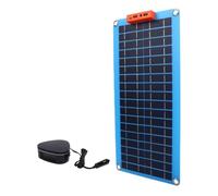 Luocute Panneau Solaire Chauffant Portable 30W avec Port USB DC | Boîtier givré pour Animaux de Compagnie, Panneau en Silicium Polycristallin, pour Poulailler, Maison pour Animaux de