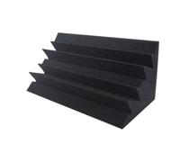 Luocute Panneaux D'angle en Mousse Acoustique pour Pièges à Basses, Absorbeur de Son Basse Fréquence pour Studio de Bar Cinéma KTV 8 Pièces (Taille 12x12x24cm 8PCS)