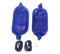 Luocute Pare-Chocs Gonflable pour Bateau, Boule de Pare-Chocs D'amarrage Marine Portative en PVC avec 2 Cordes, pour Yachts, Bateaux, Voiliers, Ponton de Pêche