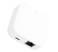 Luocute Passerelle Intelligente, Hub Bluetooth WiFi Smart Home avec Connexion Filaire RJ45, pour Haut-parleur de Verrouillage D'entrée Intelligent et Télécommande Via Application Mobile