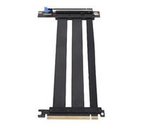 Luocute PCIE 5.0 Câble Riser Fit pour RTX4900 RX7900 GEN 5 GPU Graphics Carte Extension Cable PCI E 16x 128 Go S 230 Mm Noir