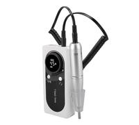 Luocute Perceuse à Ongles électrique, 45 000 Tr/min, Rectifieuse Professionnelle Rechargeable avec 6 Têtes de Meulage, Lime à Ongles Portable sans Fil pour Manucure et Pédicure à la