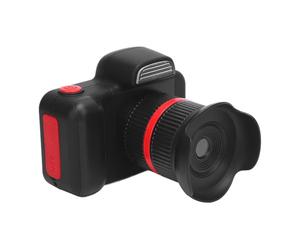 Luocute Petit Appareil Photo Numérique, Objectif Avant/arrière 96 MP, Appareil Photo Numérique Portable avec Flash, 1 920 x 1 080, Lecture MP3, Coins Arrondis, Minuterie, Carte SD 32 Go, (Black)