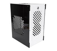 Luocute Petit Boîtier PC, Boîtier D'ordinateur ITX Compact de 10,5 L avec Refroidissement Creux à 360 Degrés pour Alimentation SFX SFX L et SSD 4x2,5 Pouces, Panneau Acrylique