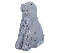 Luocute Pierre Commémorative pour Chien, Pierre de Jardin Commémorative en Résine de qualité Supérieure pour Utilisation Intérieure et Extérieure, Statue de Chien Gravée pour Jardins,