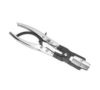Luocute Pince à les Durites à Cliquet pour Radiateur Auto et Frein (12 | Conception universelle en acier, aucun drain nécessaire, mâchoires pivotantes, dents dentelées, outil de serrage rapide