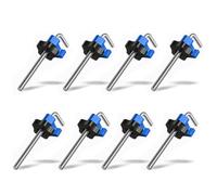 Luocute Pince D'angle en Alliage D'aluminium de 5,5 Pouces, | Aluminium anodisé Robuste, en Forme de L pour Assembler des Boîtes, des Tiroirs, des Armoires, des Cadres, également pour
