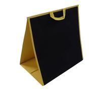 Luocute Planche en Feutre Pliable, Planches de Jeu Pédagogiques Double Face Autoportantes avec Sangle Portable, Planches de Jeu en Feutre Magnétique pour les Tout-petits, les Enfants D'âge (bleu Noir)