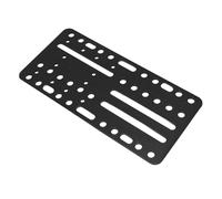 Luocute Plaque de Montage de Frein à Main USB, Support Universel en Acier Inoxydable avec Plusieurs Positions de Trous, adapté au Levier de Vitesse SIM Racing Compatible avec 25 27 29