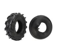 Luocute Pneu 13x5.00 6 avec Chambre à Air, Construction en Caoutchouc épais avec Absorption des Chocs et Motif D'adhérence Solide, pour Karts à Gazon, VTT, UTV