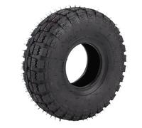 Luocute Pneu 4.10/3.50-4, Pneu en Caoutchouc sans Chambre à Air avec Bande de Roulement Avancée pour Diables, Karts, Remorques, Tondeuses