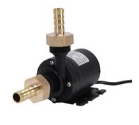 Luocute Pompe à Eau Submersible sans Balais, 800L/H 5M 19W DC 12V (Prise UE)