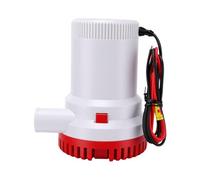 Luocute Pompe de Cale Automatique 2000GPH avec Interrupteurs à Flotteur | Pompe Marine Submersible ABS, à 5 Pales, Hauteur de Refoulement 10 Pieds, Arrêt et Démarrage Automatiques à un Niveau