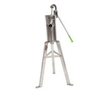 Luocute Pompe de Puits Manuelle, Pompe à Main de Puits Profond en Acier Inoxydable, Aspiration D'eau avec Support, Pichet de Levage D'aspiration de 8M, Pompage pour L'eau Souterraine