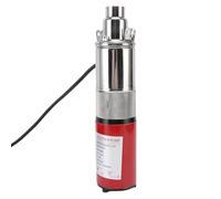 Luocute Pompe de Puits Profond de 260W, Pompe à Eau à Vis en Acier Inoxydable avec Boîte de Commande, Batterie ou Panneau Solaire 300 W Compatible pour L'irrigation du Ranch à la Ferme,