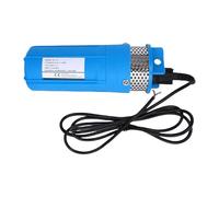 Luocute Pompe Solaire Submersible de Puits Profond, 96 W, 1,7 GPM, Tête de 230 Pieds, Submersion de 100 Pieds, avec Câble de 10 Pieds, pour L'irrigation, L', L'élevage et les Puits (DC12V)