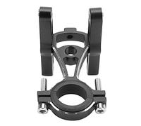 Luocute Porte-bidon Double pour Vélo en Aluminium, Rotation à 360 Degrés | Support de porte-bouteille d\'eau pour tige de selle de vélo, avec 2 cages de serrage, pour guidon de 21 à 31.8mm
