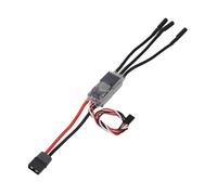 Luocute Processeur PWM ESC 128KHz sans Balais pour Bateau de Voiture | 120A Continu, 2-8S Lipo, Prend en Charge Dshot PWM Oneshot, Dissipateur Thermique CNC, BEC 10A Réglable, Outil de