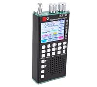 Luocute Radio Pleine Bande, Double Système TEF6686 et SI4732 Prenant en Charge Les Bandes FM LW MW SW AIR SSB, avec 5.0 et écran Tactile IPS de 2,4 Pouces, pour Les Amateurs de Radio