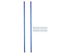 Luocute Rail en T, 2 Pièces de Rail à Fente à Double Coupe en Alliage D'aluminium de 1000 Mm avec Trous et Vis Pré-percés, pour Table de Routeur D'établi de Travail du Bois et Perceuse