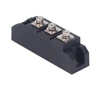 Luocute Redresseur Photovoltaïque Anti-inversion, Module de Redresseur de Diode à Pont Cathodique Commun 2 en 1, 100 A 1600 V avec Refroidissement par Plaque de Cuivre, pour Systèmes