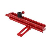 Luocute Règle de Guidage à 4 Côtés pour le Travail du Bois, Outil de Marquage de Position D'aimant en Alliage D'aluminium avec Forte Adsorption Magnétique et échelles Claires pour la (Style 2)