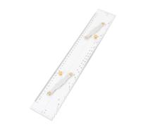 Luocute Règle Parallèle Marine en Acrylique, Haute Transparence 450 Mm | Outil de Traçage Nautique pour la Mesure des Cartes Marines, Acrylique avec échelle Gravée, adapté aux Navires et Yachts