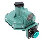 Luocute Régulateur de Gaz LP 2ème étage, Sortie D'entrée 3/4 NPT, Sortie Réglable de 22,5 à 31 Mbar, WC de 9 à 13 Pouces, 30 Nm3/h, avec Soupape de Surpression et Filtre, pour Système