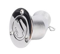 Luocute Remplissage de Pont de Gaz de Carburant pour Bateau, Col de Remplissage de Carburant Marin en Acier Inoxydable de 1,5 Pouces 38 Mm avec Bouchon sans e Gaz Marin