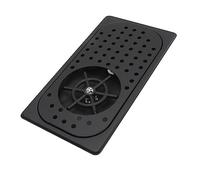 Luocute Rinçage D'évier en Verre de Bar, Lave-tasse en Acier Inoxydable 304 avec Lavage Haute Pression et Buse Multi-angle, Crépines de Drainage de Cuisine pour Cuisines à Domicile, Cafés, (BLACK)