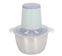 Luocute Robot Culinaire, Mini Hachoir à Viande électrique 2 L et Hachoir à Légumes avec 2 Bols pour la Cuisine à Domicile, Aliments pour Bébés, Noix, Légumes (GREEN)