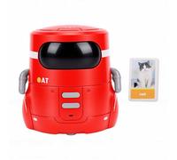 Luocute Robot Intelligent pour Enfants, Capteur Tactile Interactif à Commande Vocale, Parlant, Chantant, Dansant, Yeux LED, avec Mouvements et Musique Programmables, pour Les 3 à (Rouge)