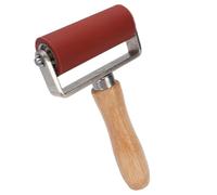 Luocute Rouleau de Couture en Silicone, Résistant aux Hautes Températures 260 ℃, Outil de Soudage avec Double Roulement pour Tissu à Membrane de Bâche en PVC, 32 Mm de Diamètre, 80 Mm de