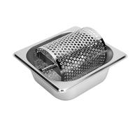 Luocute Rouleau épandeur de Beurre en Acier Inoxydable, Roue à Beurre 304 pour Plaque Chauffante avec Rouleau Amovible, Répartition Uniforme pour Petits Pains, Barbecue, Camping,