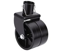 Luocute Roulette Pivotante pour Cric de Remorque de 2 000 LB, 6 Pouces, Double Roue de Remplacement Robuste pour Camping-Cars, Remorques de Bateaux, avec Interface de Montage