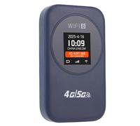 Luocute Routeur WiFi Portable 4G 300 Mbps 2,4 G avec Affichage de L'heure, Point D'accès Mobile, stabilité pour Les, Compatible avec Internet Portable, Batterie 3000 MAh, Utilisation