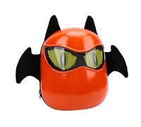 Luocute Sac à Dos Chauve-souris LED, écran Couleur 14x31 Pixels, Contrôle par Application, Sac à Dos Programmable avec Bretelles Réglables, à de Moto pour les Voyages en Plein Air