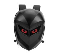Luocute Sac à Dos de Moto LED, écran Couleur Programmable de 17 Pouces, Sac de Casque Rigide de 20 L avec Matériau 3D étanche à L'eau pour L'équitation