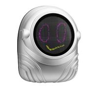 Luocute Sac à Dos LED, écran Programmable de 17,24 X 13,5 X 5,04 Pouces avec Affichage Couleur 64x64px, Contrôle par Application, Coque Rigide étanche en Forme D'espace, pour Voyage