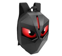 Luocute Sac à Dos LED, Sac à Moto 3D Hardhell avec écran Programmable, Grande capacité et épreuve de L'eau, adapté à un Ordinateur Portable, à un Vélo, des Fêtes, des Voyages