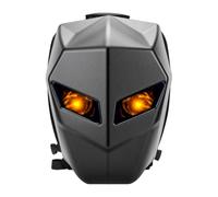 Luocute Sac à Dos Moto LED, écran Couleur Programmable avec Contrôle par Application et Coque Rigide étanche, for Voyage Camping Cyclisme
