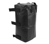 Luocute Sac de Lest à Eau pour Auvent, Léger et Pliable, Poids Réglable, Tissu en Maille PVC 500D Résistant, Réutilisable, Compact et Facile à Remplir, pour Le Camping, la Randonnée, Les (Black)