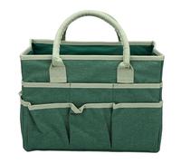 Luocute Sac de Rangement Artisanal, Fourre-tout de Rangement pour Couture et Arts avec 10 Poches et Tissu Oxford Imperméable pour Fournitures de Bureau pour Enseignants, Outils de (GREEN)