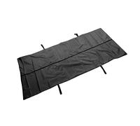 Luocute Sac Mortuaire d'urgence Noir pour Cadavre, Sac de Rangement pour Corps en Tissu Oxford Imperméable 210D, Sacs pour Cadavres avec Poignées Renforcées pour le Transport Funéraire à l'hôpital
